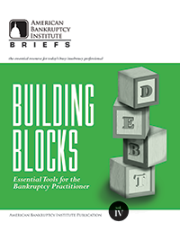 Building Blocks: Essential Tools for the Bankruptcy Practitioner (2nd Edition; Volume IV of ABI Briefs series)