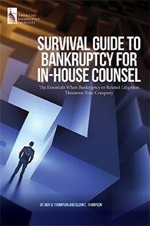 Survival Guide to Bankruptcy for In-House Counsel: The Essentials When Bankruptcy or Related Litigation Threatens Your Company